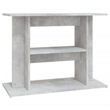 Aquariumstandaard Bewerkt Hout 80 x 35 x 60 cm Betongrijs