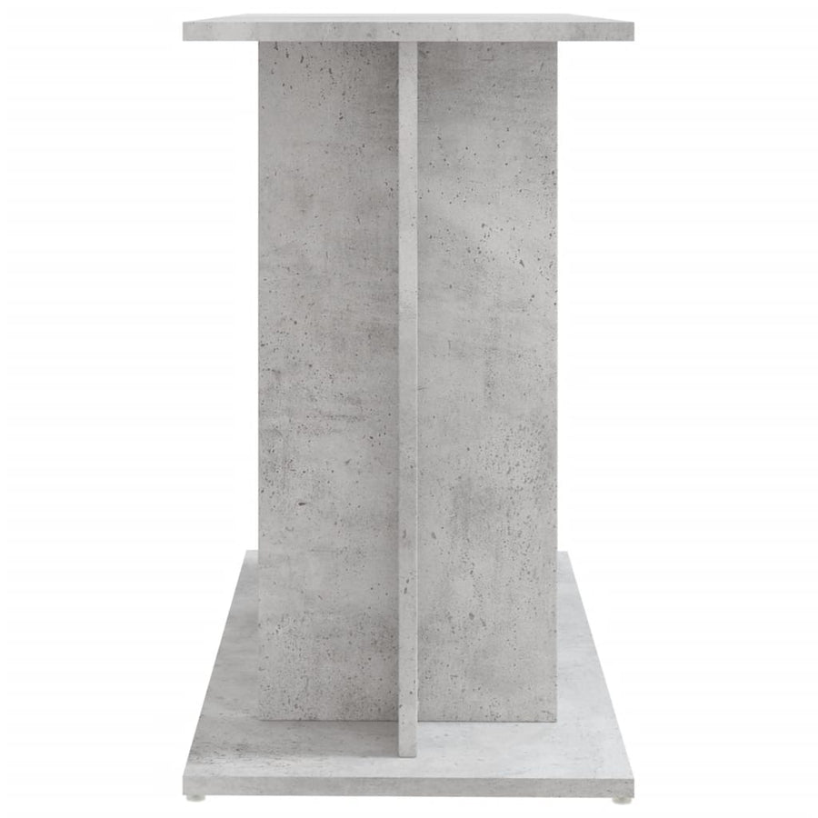 Aquariumstandaard Bewerkt Hout 80 x 35 x 60 cm Betongrijs
