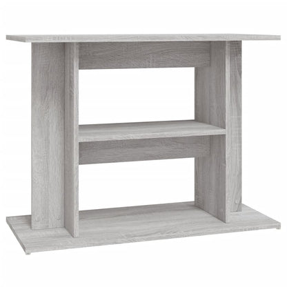 Aquariumstandaard Bewerkt Hout 80 x 35 x 60 cm Grijs sonoma