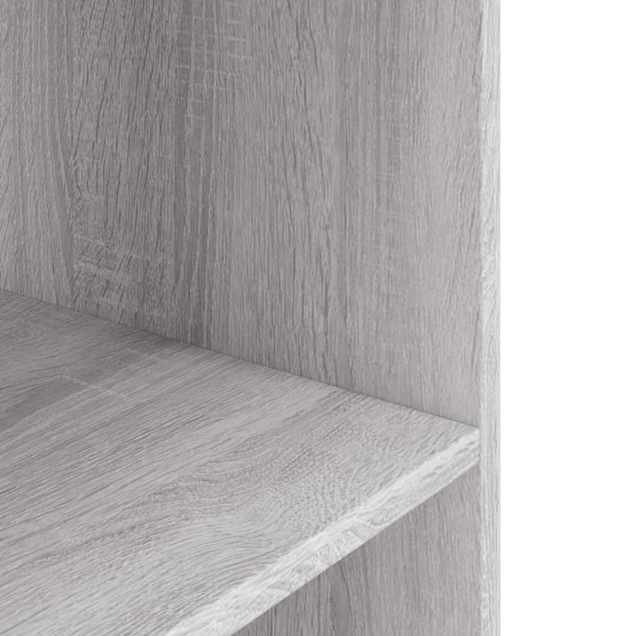 Aquariumstandaard Bewerkt Hout 80 x 35 x 60 cm Grijs sonoma