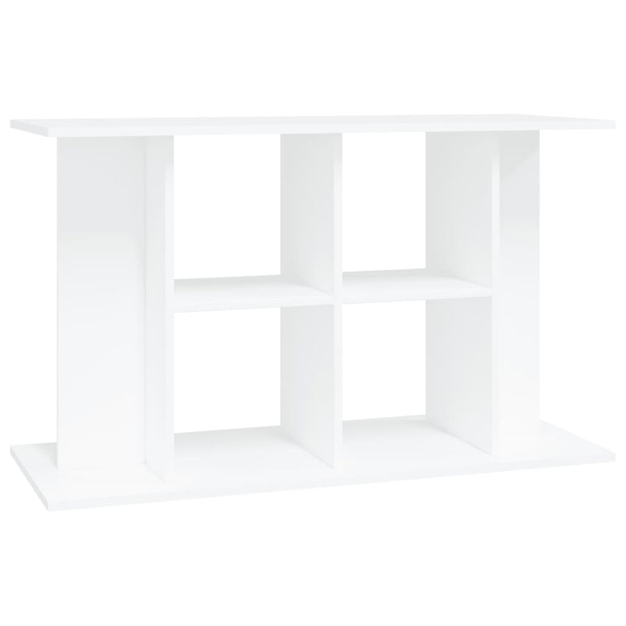 Aquariumstandaard Bewerkt Hout 100 x 40 x 60 cm Wit