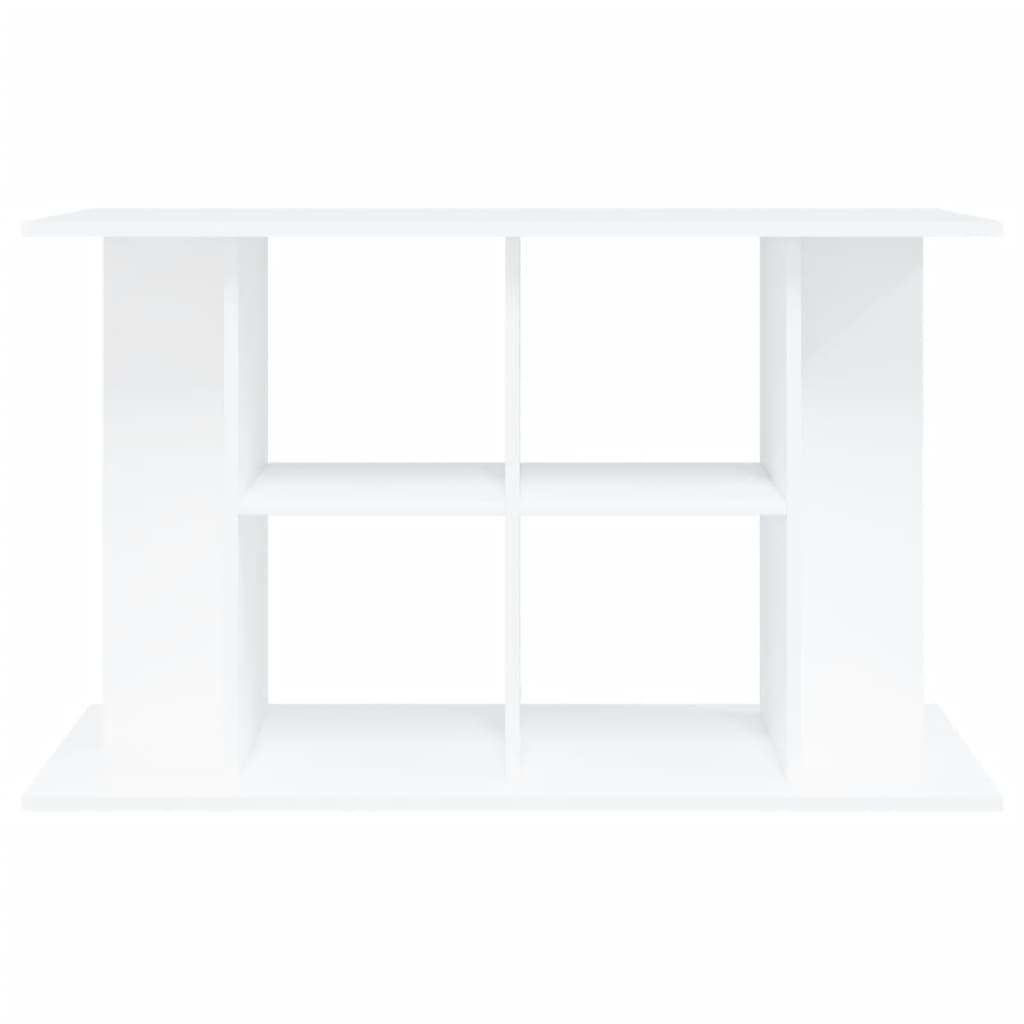 Aquariumstandaard Bewerkt Hout 100 x 40 x 60 cm Wit