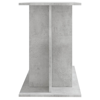 Aquariumstandaard Bewerkt Hout 100 x 40 x 60 cm Betongrijs