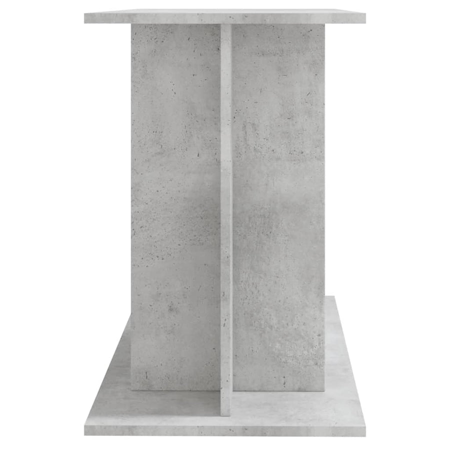 Aquariumstandaard Bewerkt Hout 100 x 40 x 60 cm Betongrijs