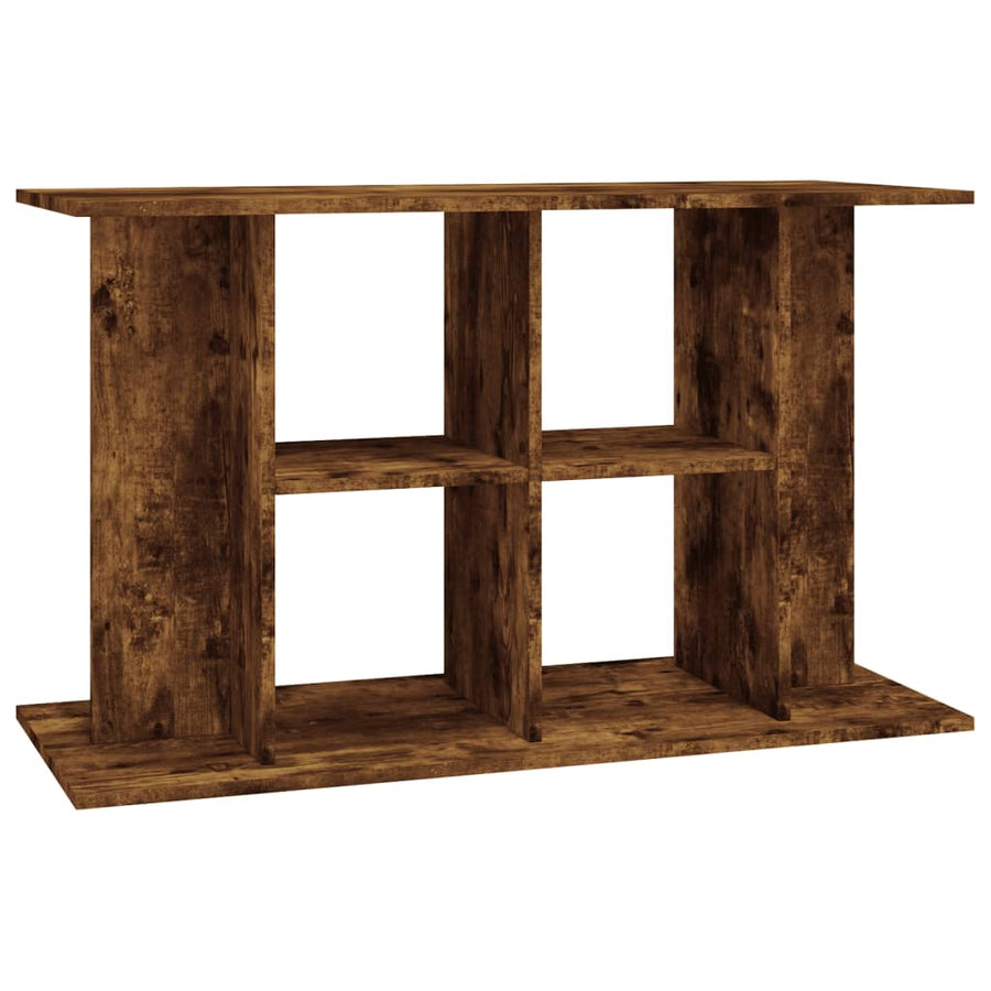 Aquariumstandaard Bewerkt Hout Kleur 100 x 40 x 60 cm Gerookt eiken