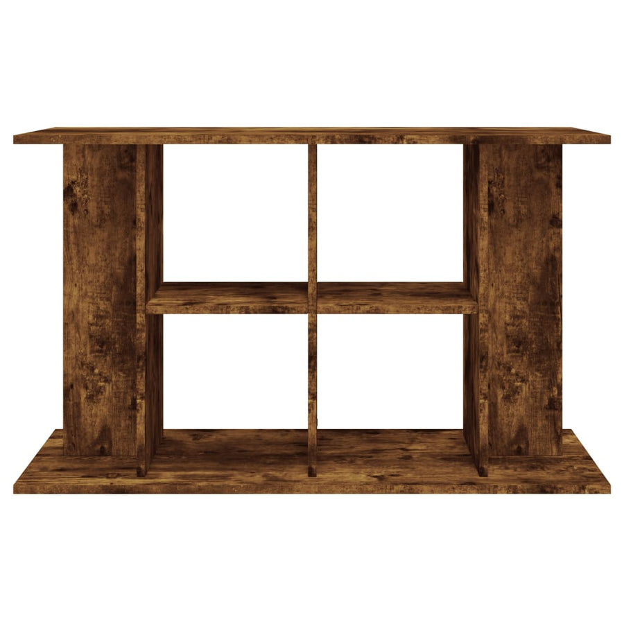 Aquariumstandaard Bewerkt Hout Kleur 100 x 40 x 60 cm Gerookt eiken