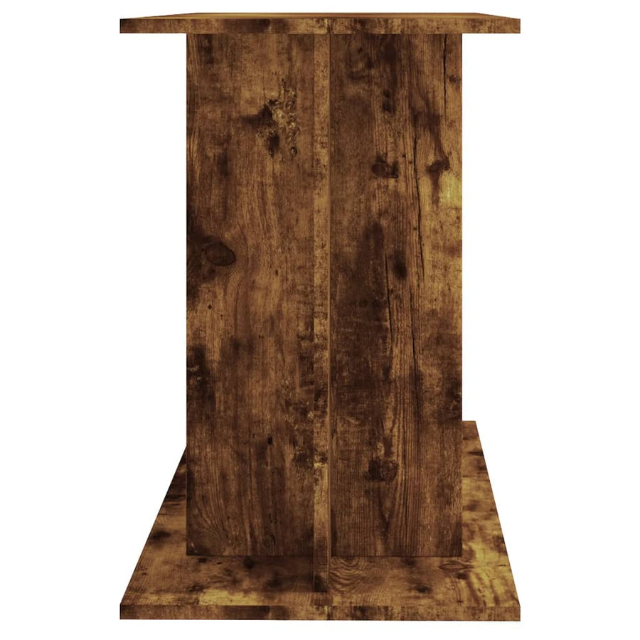 Aquariumstandaard Bewerkt Hout Kleur 100 x 40 x 60 cm Gerookt eiken