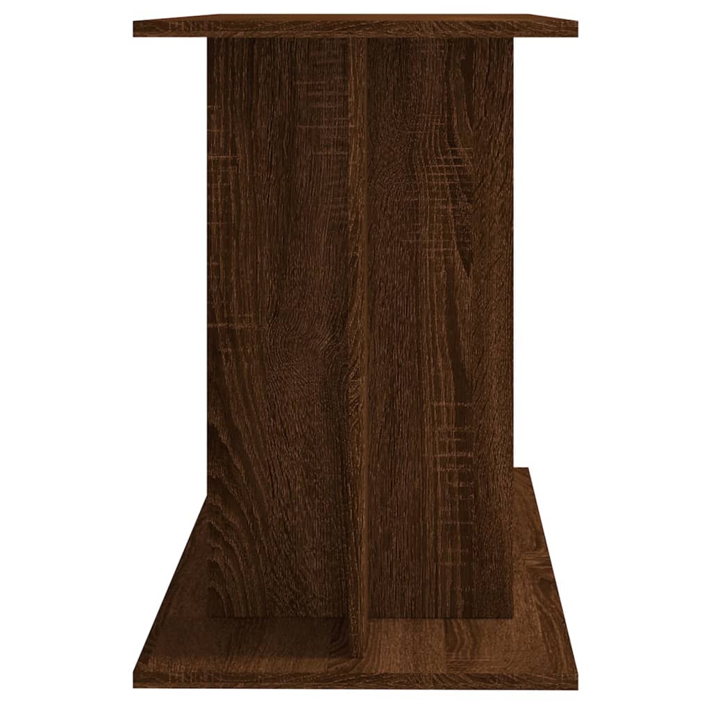 Aquariumstandaard Bewerkt Hout 100 x 40 x 60 cm bruin eikenkleur