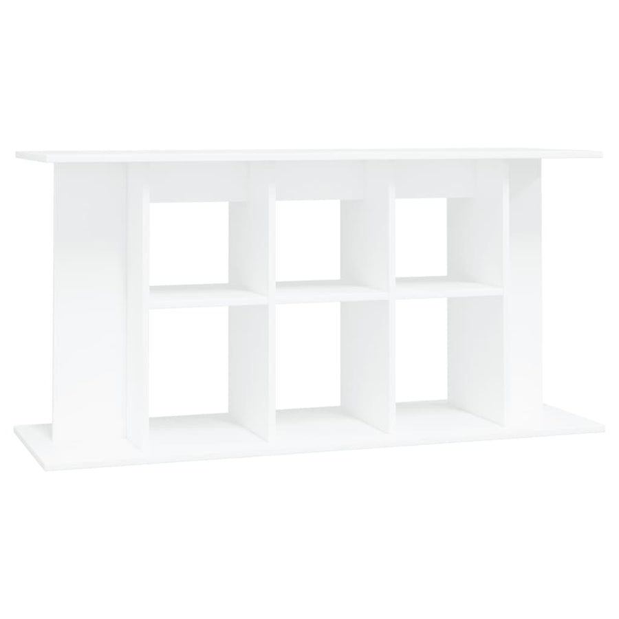 Aquariumstandaard Bewerkt Hout 120 x 40 x 60 cm Wit