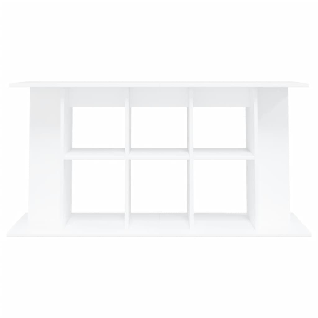 Aquariumstandaard Bewerkt Hout 120 x 40 x 60 cm Wit