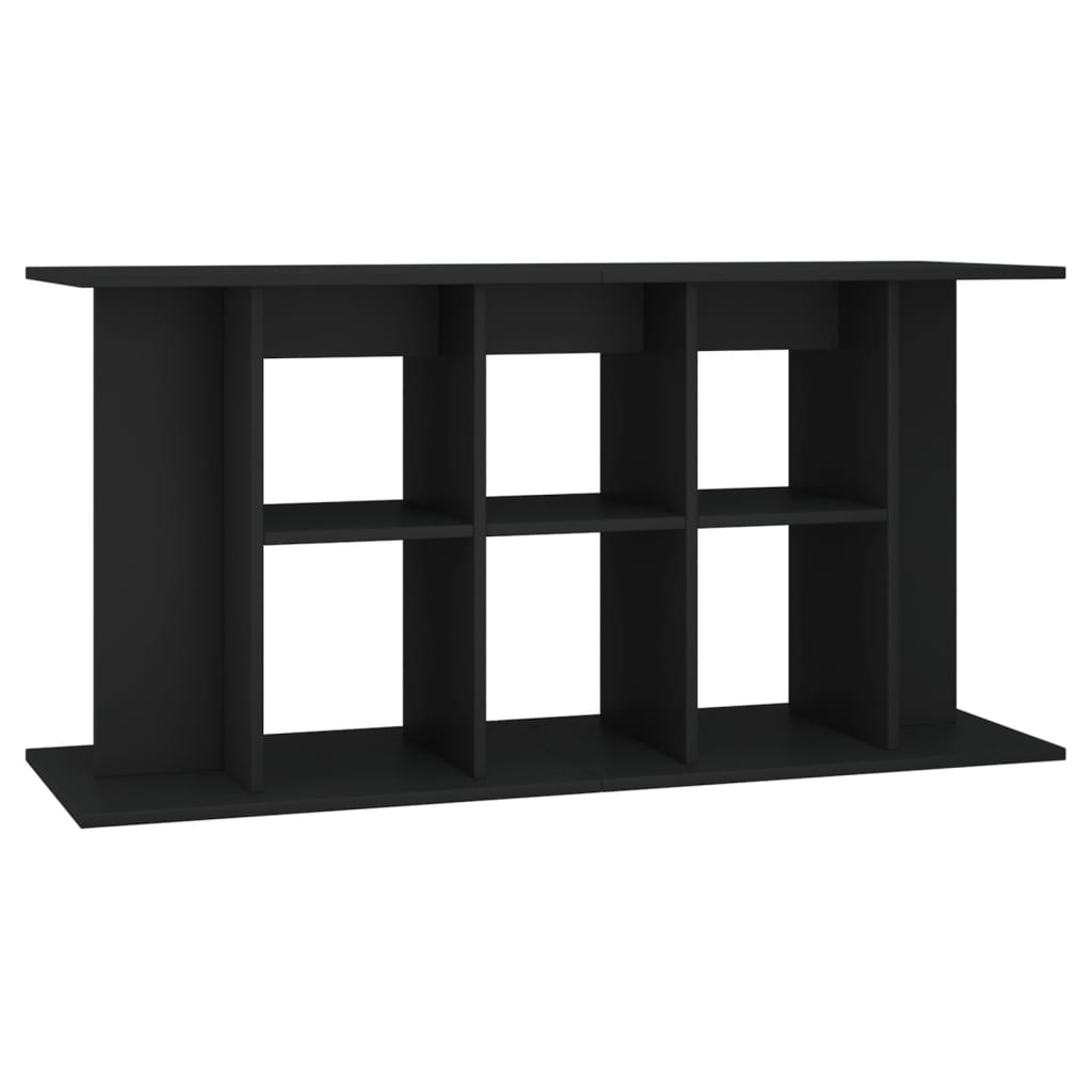 Aquariumstandaard Bewerkt Hout 120 x 40 x 60 cm Zwart