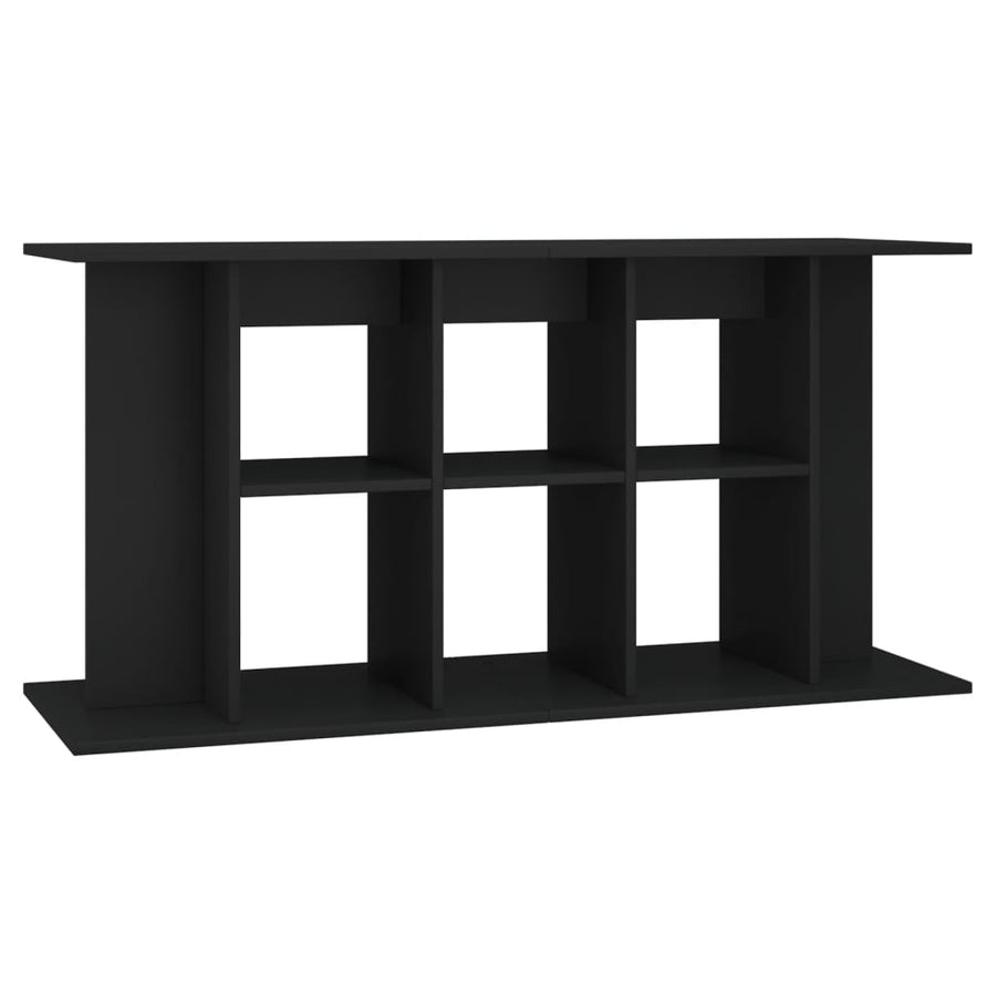 Aquariumstandaard Bewerkt Hout 120 x 40 x 60 cm Zwart