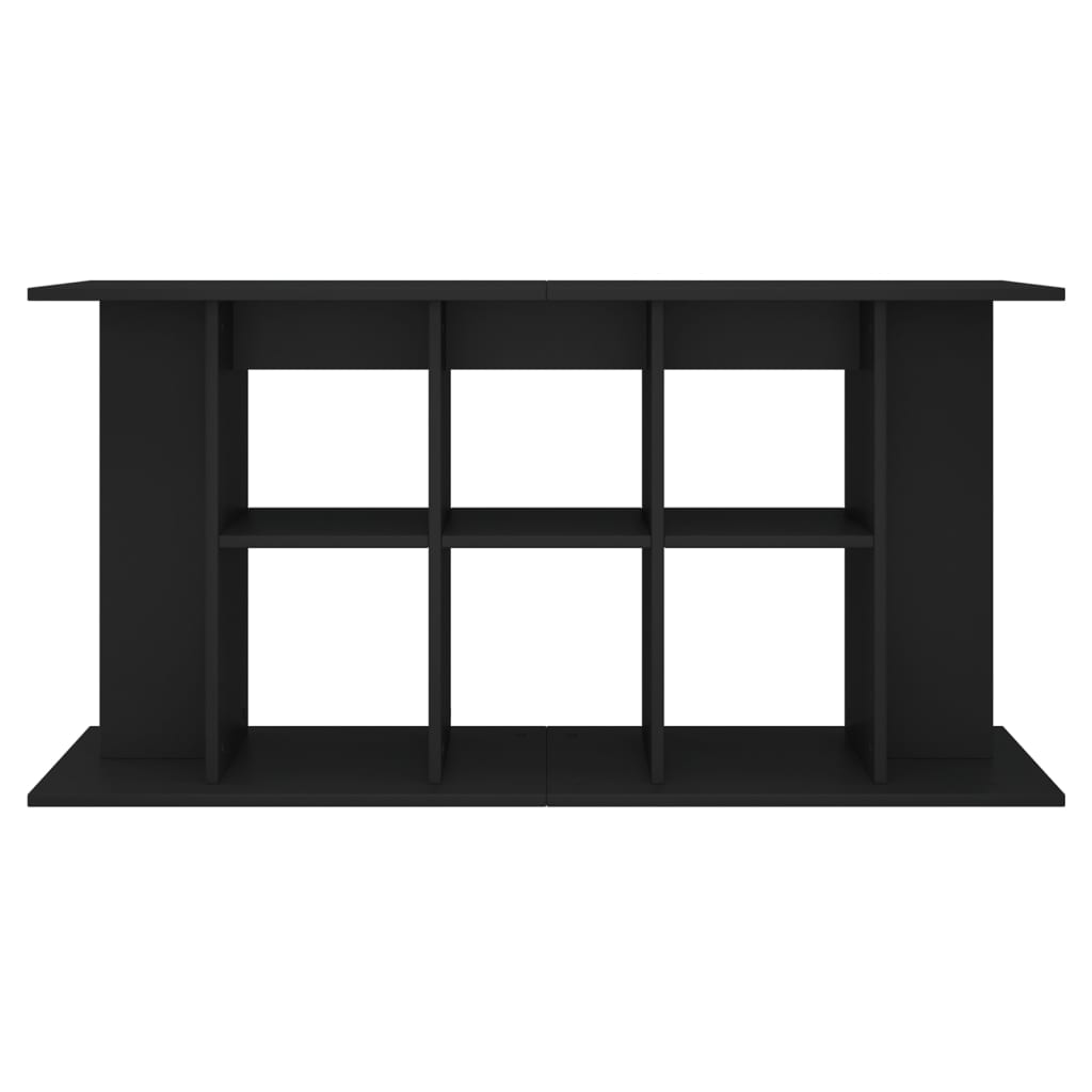 Aquariumstandaard Bewerkt Hout 120 x 40 x 60 cm Zwart