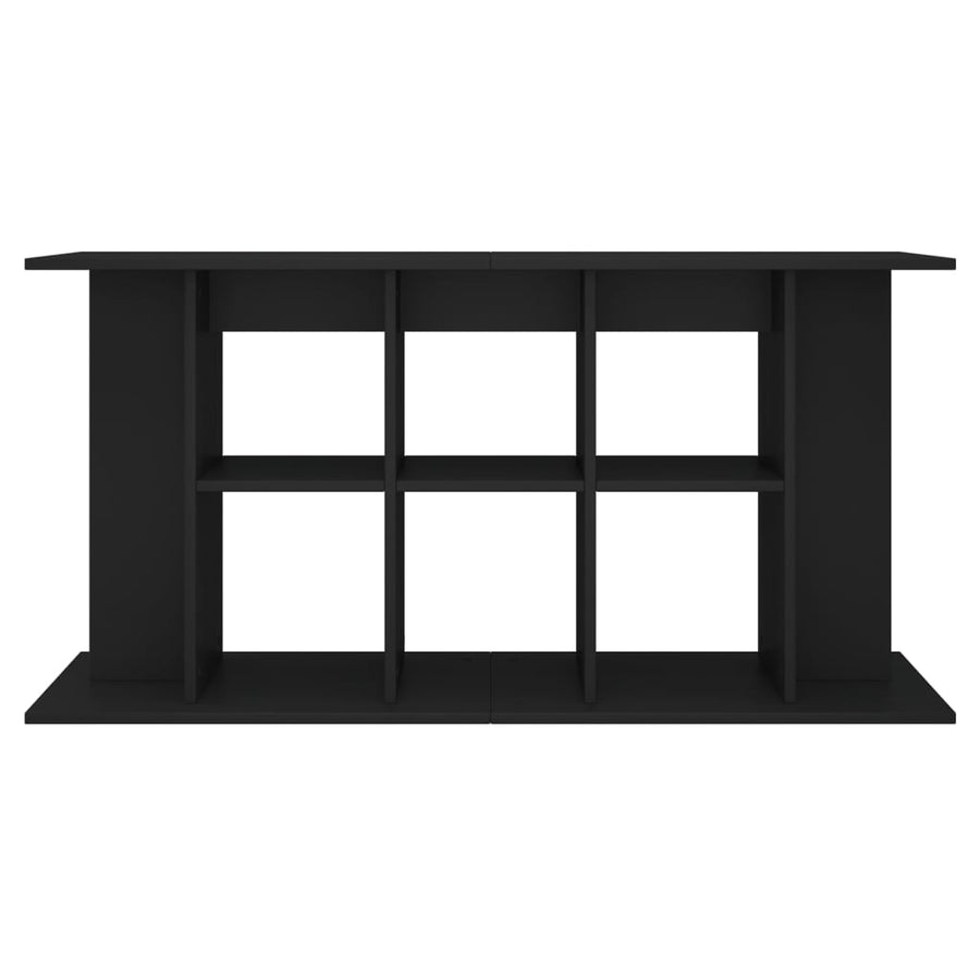 Aquariumstandaard Bewerkt Hout 120 x 40 x 60 cm Zwart