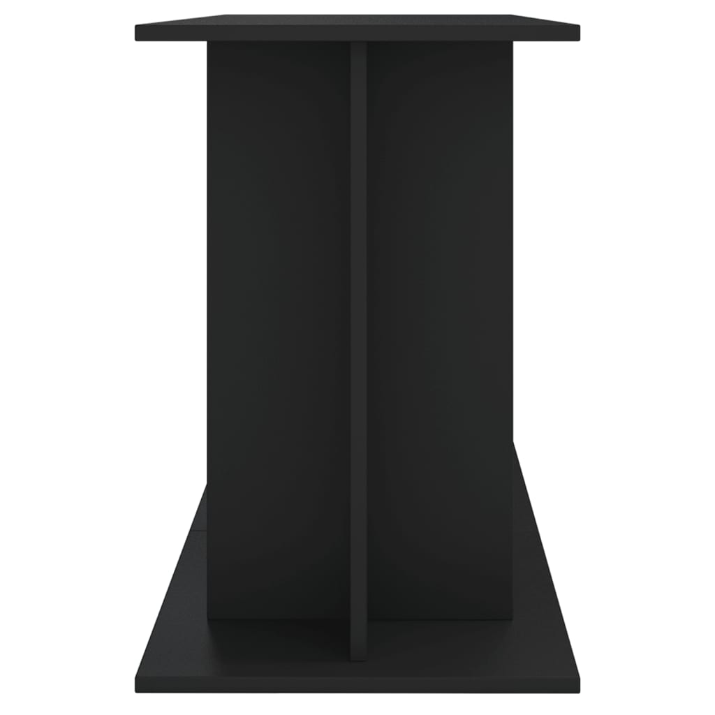 Aquariumstandaard Bewerkt Hout 120 x 40 x 60 cm Zwart