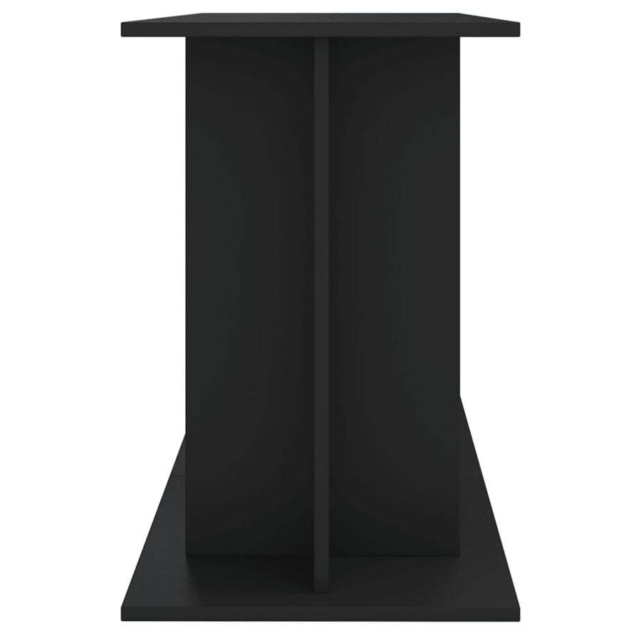 Aquariumstandaard Bewerkt Hout 120 x 40 x 60 cm Zwart