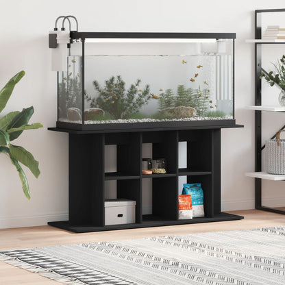 Aquariumstandaard Bewerkt Hout 120 x 40 x 60 cm Zwart