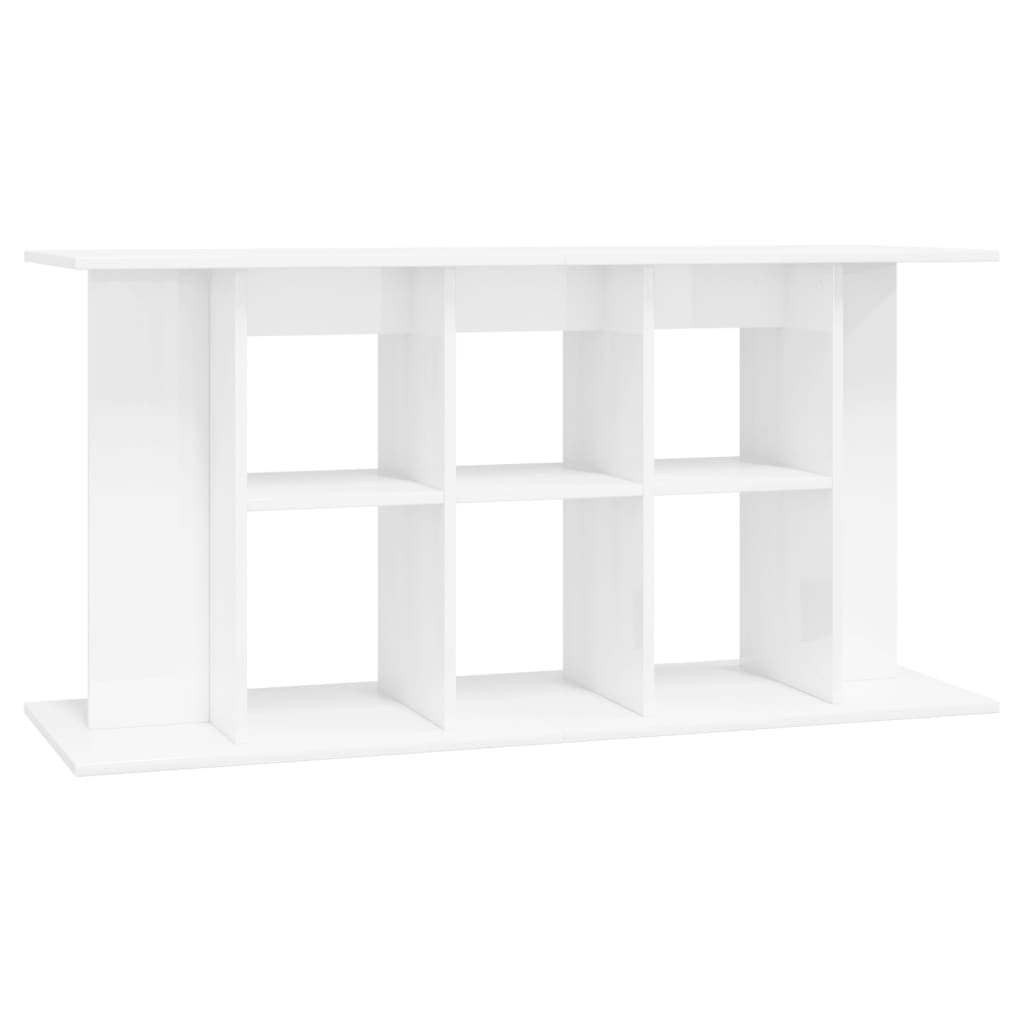 Aquariumstandaard Bewerkt Hout 120 x 40 x 60 cm Hoogglans wit