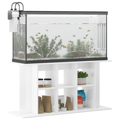 Aquariumstandaard Bewerkt Hout 120 x 40 x 60 cm Hoogglans wit