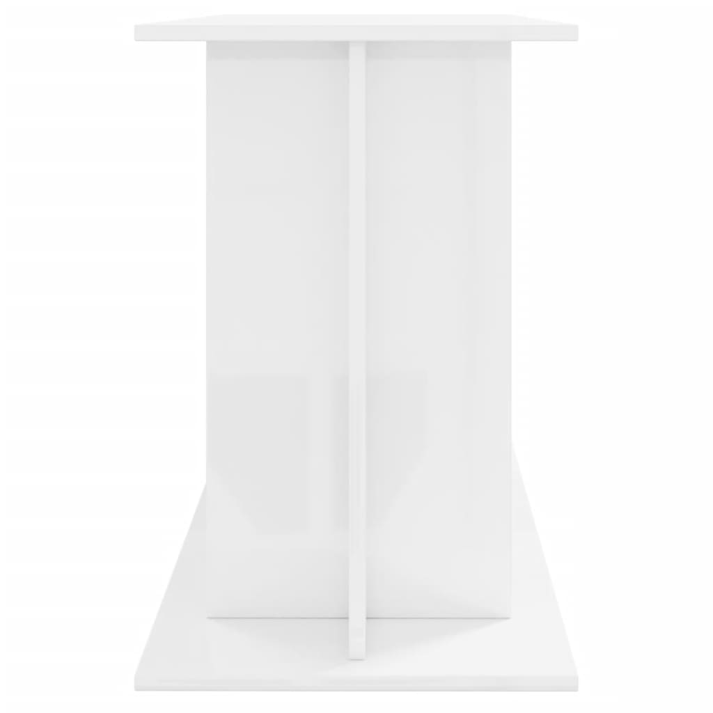 Aquariumstandaard Bewerkt Hout 120 x 40 x 60 cm Hoogglans wit