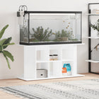 Aquarium Stand 120x40x60 cm Treated Wood High Gloss White