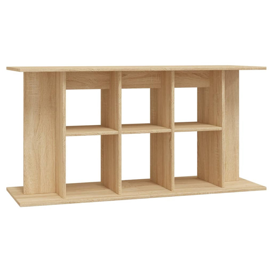 Aquariumstandaard Bewerkt Hout Kleurig 120 x 40 x 60 cm Sonoma eiken