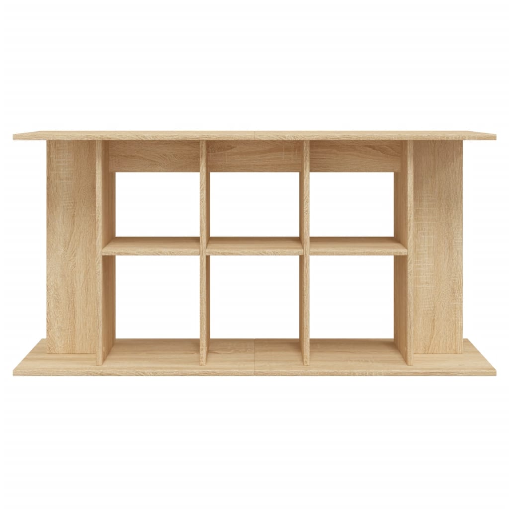 Aquariumstandaard Bewerkt Hout Kleurig 120 x 40 x 60 cm Sonoma eiken