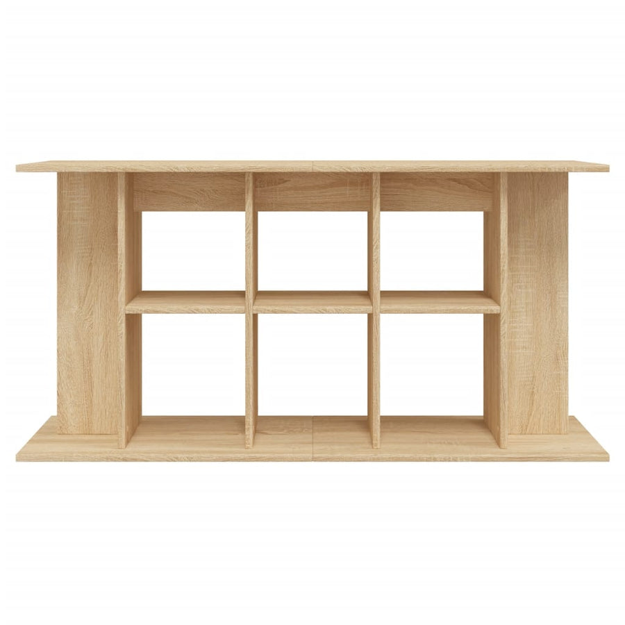 Aquariumstandaard Bewerkt Hout Kleurig 120 x 40 x 60 cm Sonoma eiken