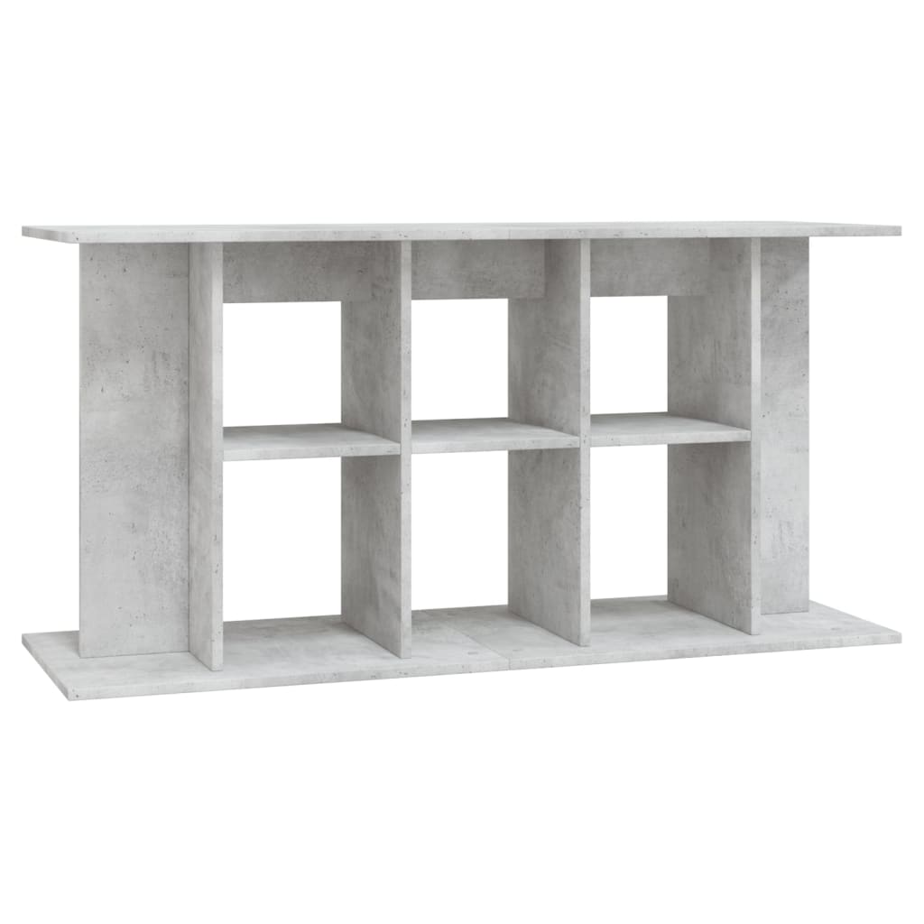 Aquariumstandaard Bewerkt Hout 120 x 40 x 60 cm Betongrijs