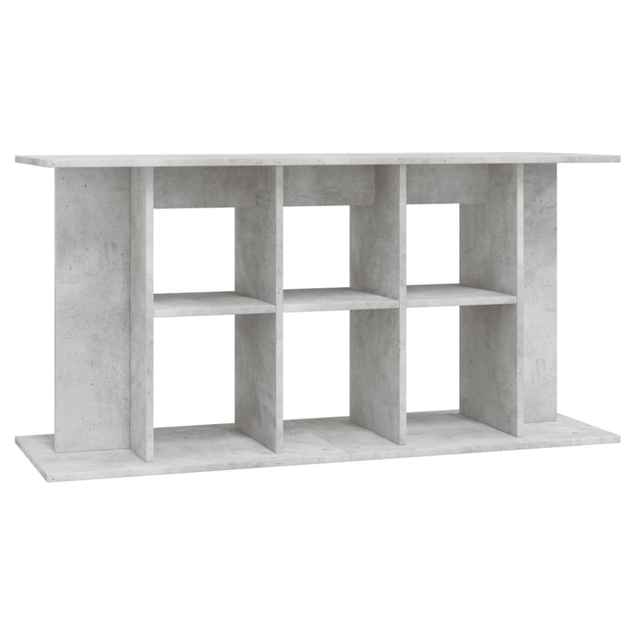 Aquariumstandaard Bewerkt Hout 120 x 40 x 60 cm Betongrijs