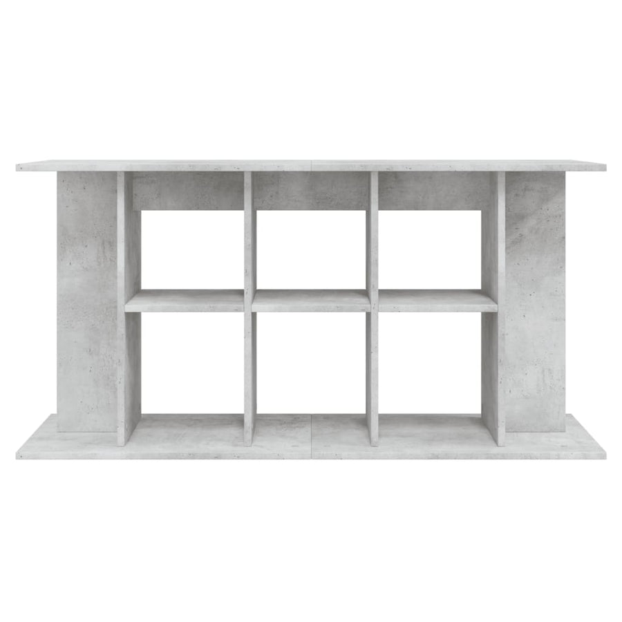 Aquariumstandaard Bewerkt Hout 120 x 40 x 60 cm Betongrijs