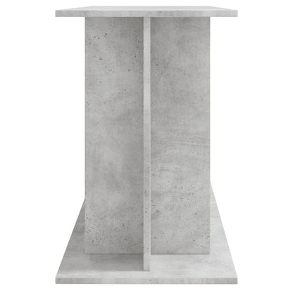 Aquariumstandaard Bewerkt Hout 120 x 40 x 60 cm Betongrijs