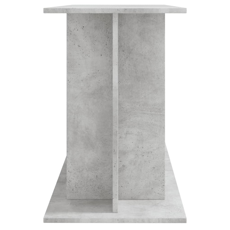 Aquariumstandaard Bewerkt Hout 120 x 40 x 60 cm Betongrijs