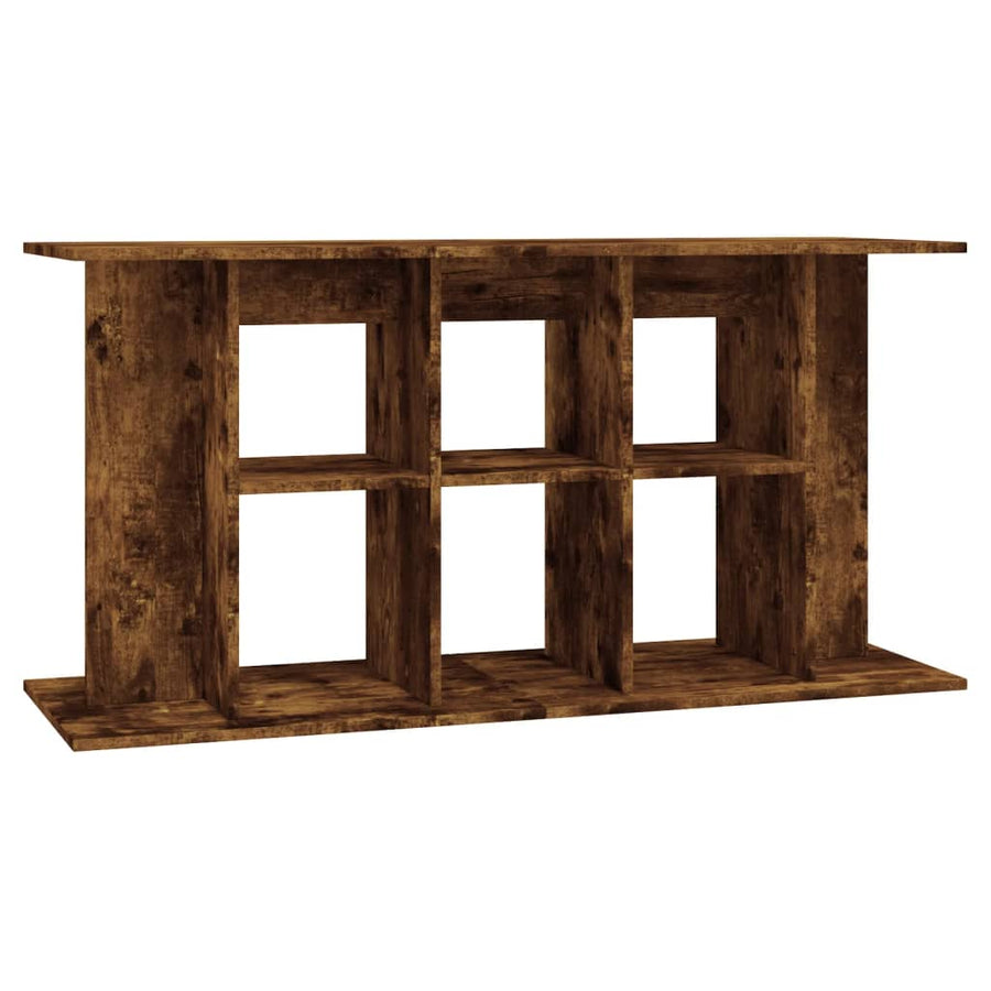Aquariumstandaard Bewerkt Hout Kleur 120 x 40 x 60 cm Gerookt eiken