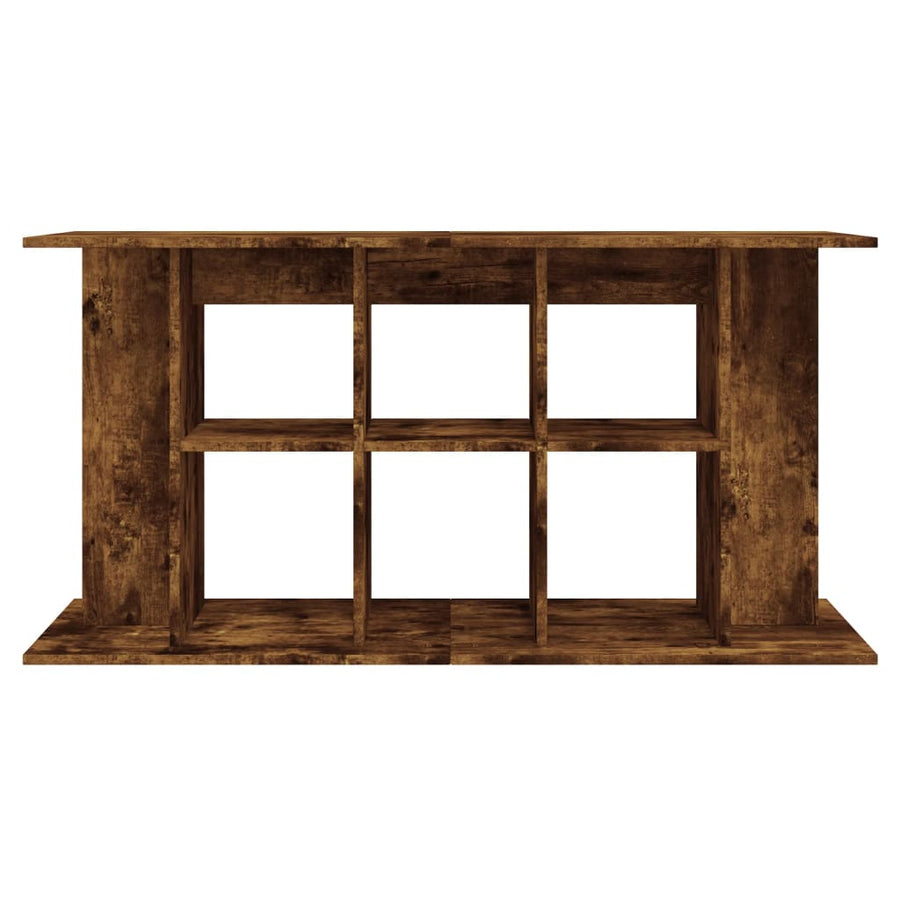 Aquariumstandaard Bewerkt Hout Kleur 120 x 40 x 60 cm Gerookt eiken