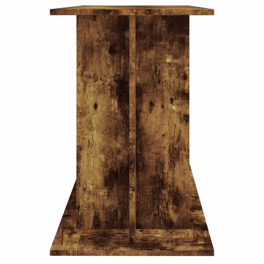 Aquariumstandaard Bewerkt Hout Kleur 120 x 40 x 60 cm Gerookt eiken