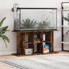 Aquarium stand 120x40x60 cm engineered wood smoked oak color