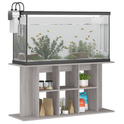 Aquariumstandaard Bewerkt Hout 120 x 40 x 60 cm Grijs sonoma