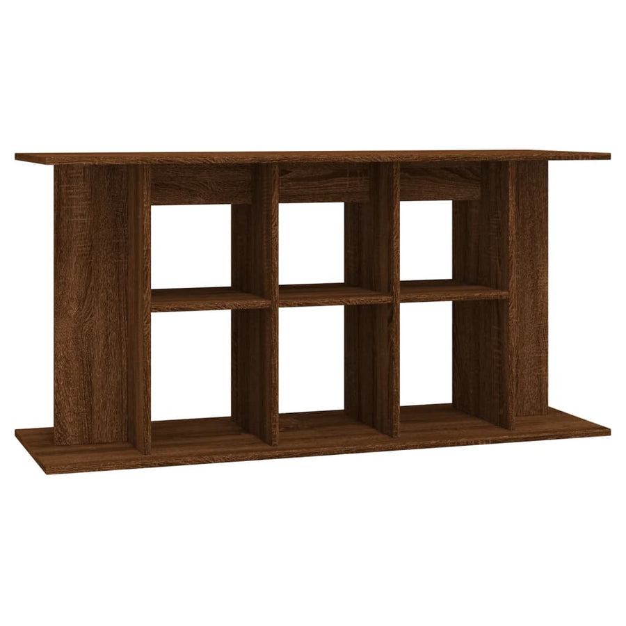 Aquariumstandaard Bewerkt Hout 120 x 40 x 60 cm bruin eikenkleur