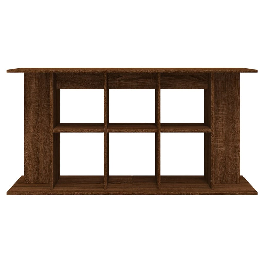 Aquariumstandaard Bewerkt Hout 120 x 40 x 60 cm bruin eikenkleur