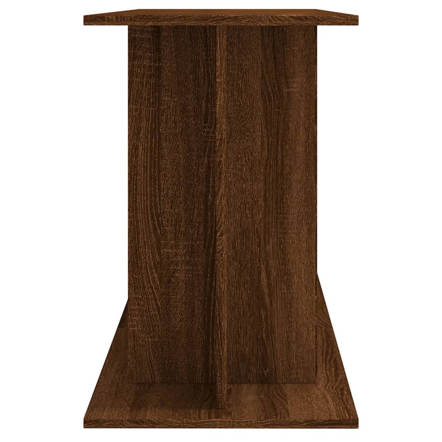 Aquariumstandaard Bewerkt Hout 120 x 40 x 60 cm bruin eikenkleur