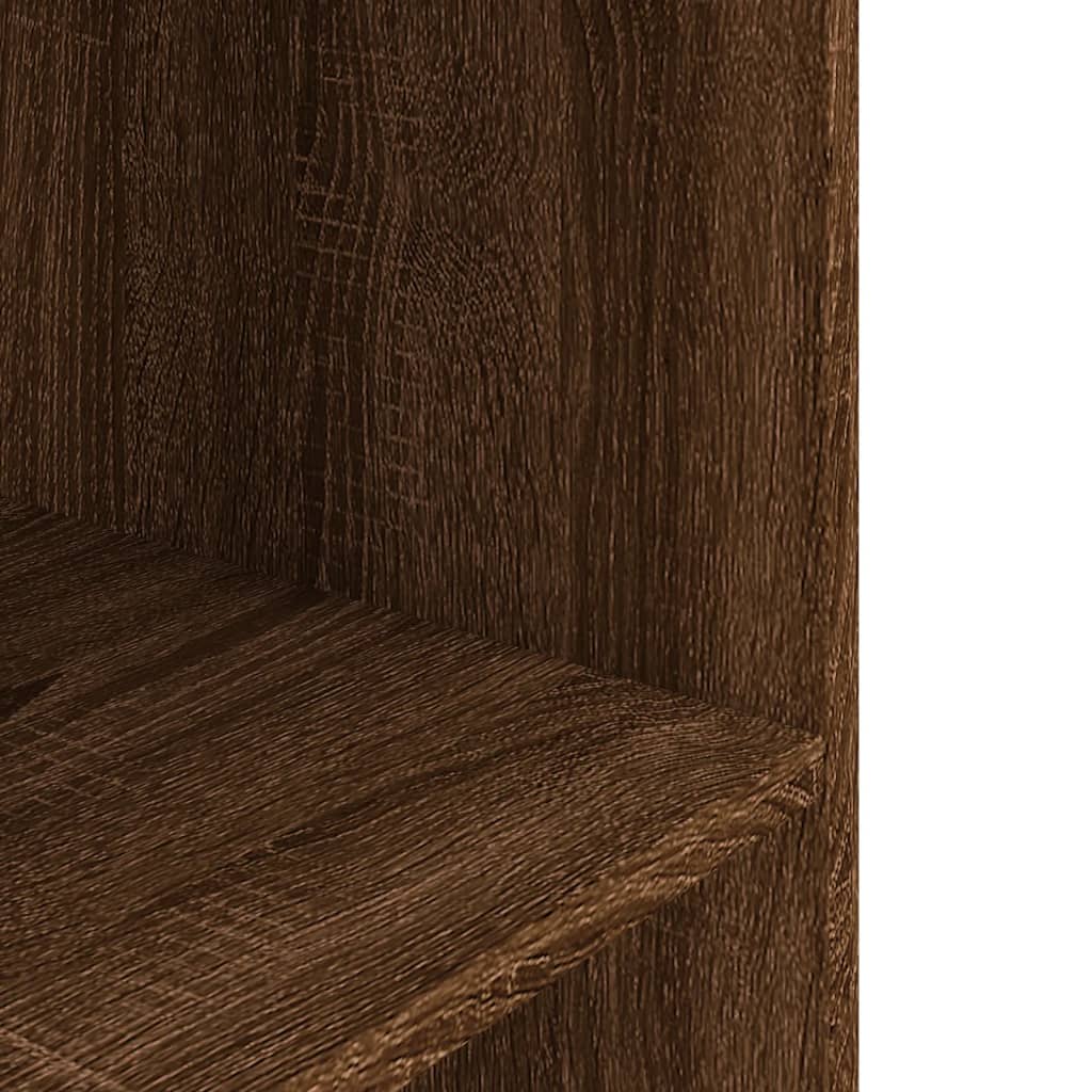 Aquariumstandaard Bewerkt Hout 120 x 40 x 60 cm bruin eikenkleur