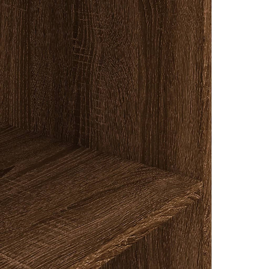 Aquariumstandaard Bewerkt Hout 120 x 40 x 60 cm bruin eikenkleur
