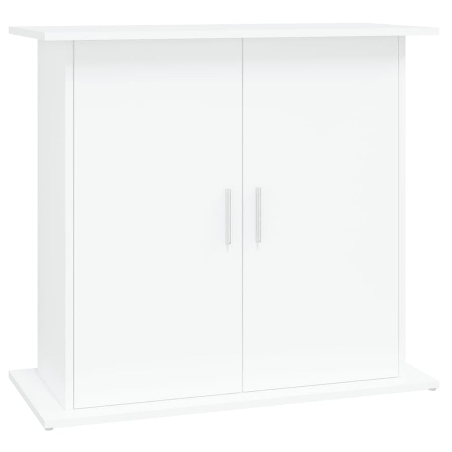 Aquariumstandaard Bewerkt Hout 81 x 36 x 73 cm Wit