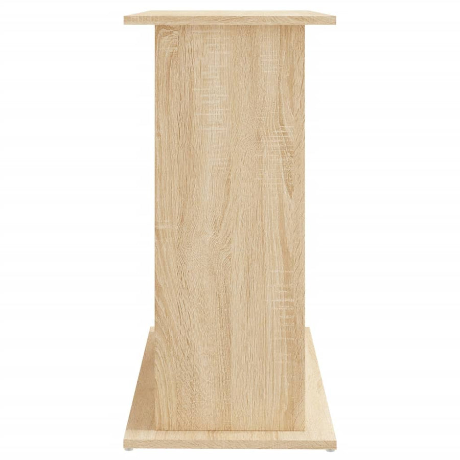 Aquariumstandaard Bewerkt Hout Kleurig 81 x 36 x 73 cm Sonoma eiken