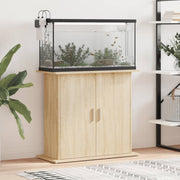 Aquariumstandaard 81x36x73 cm sonoma eiken bewerkt hout