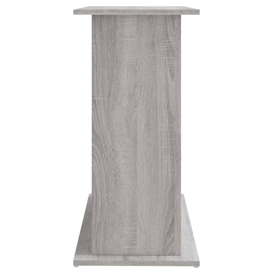 Aquariumstandaard Bewerkt Hout Eiken 81 x 36 x 73 cm Grijs sonoma