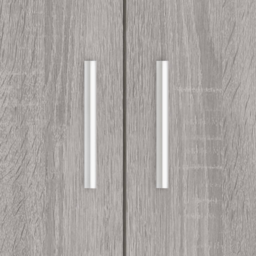 Aquariumstandaard Bewerkt Hout Eiken 81 x 36 x 73 cm Grijs sonoma