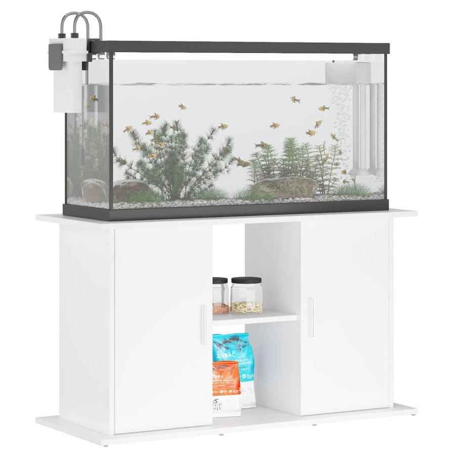 Aquariumstandaard Bewerkt Hout 101 x 41 x 58 cm Wit