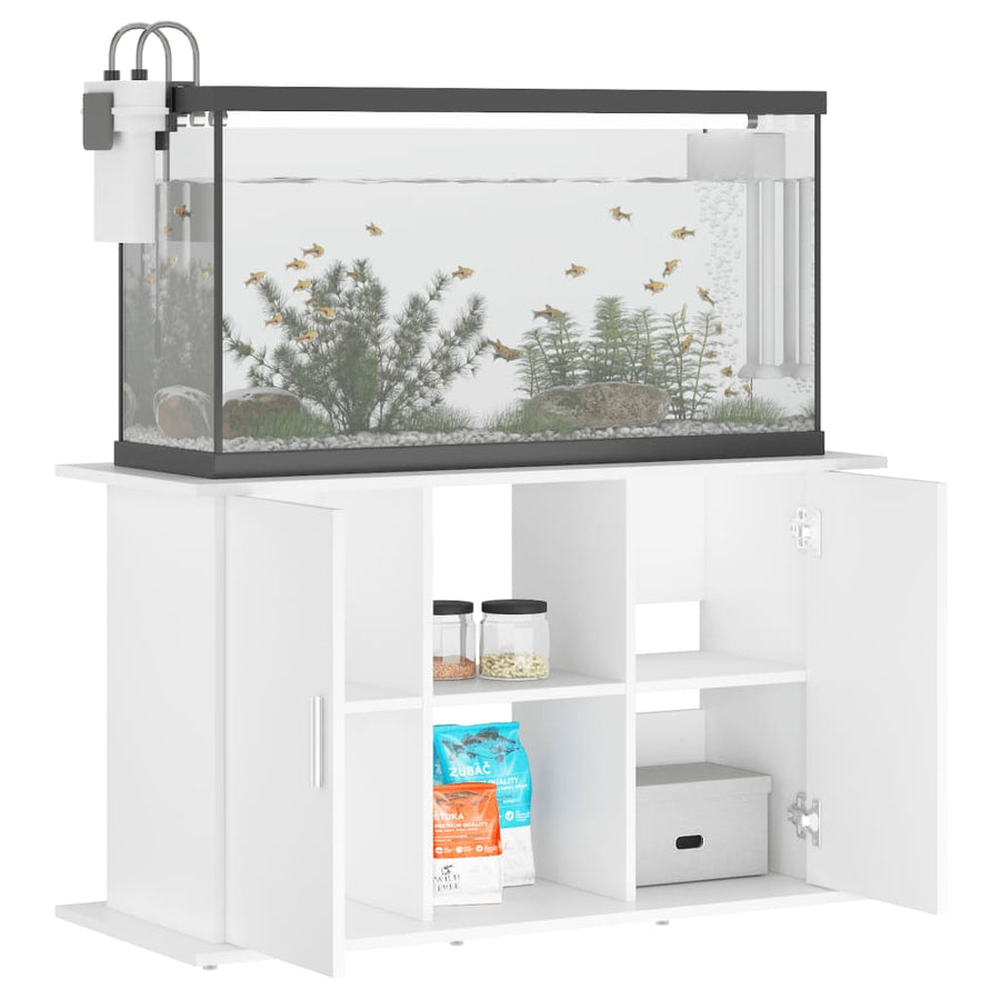Aquariumstandaard Bewerkt Hout 101 x 41 x 58 cm Wit
